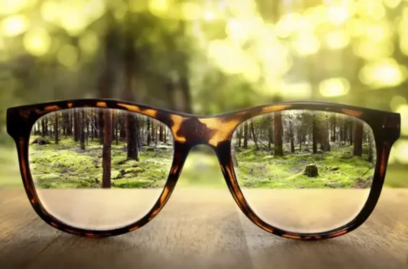 Lentes multifocais campo de visão